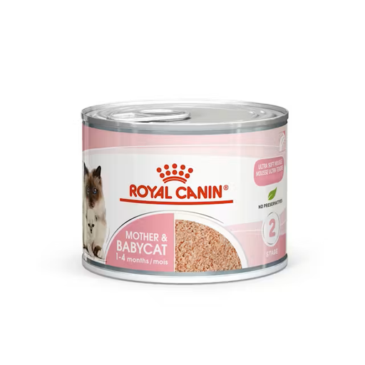 [9003579309582] Royal Canin Feline Can for Mother & Baby Cat Ultra Soft Mousse, 195g (1 Can)