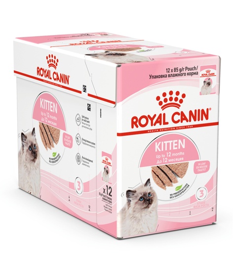[9003579308745] Royal Canin Feline Pouch Kitten in Gravy Formula  – 85g (12 Pouch)