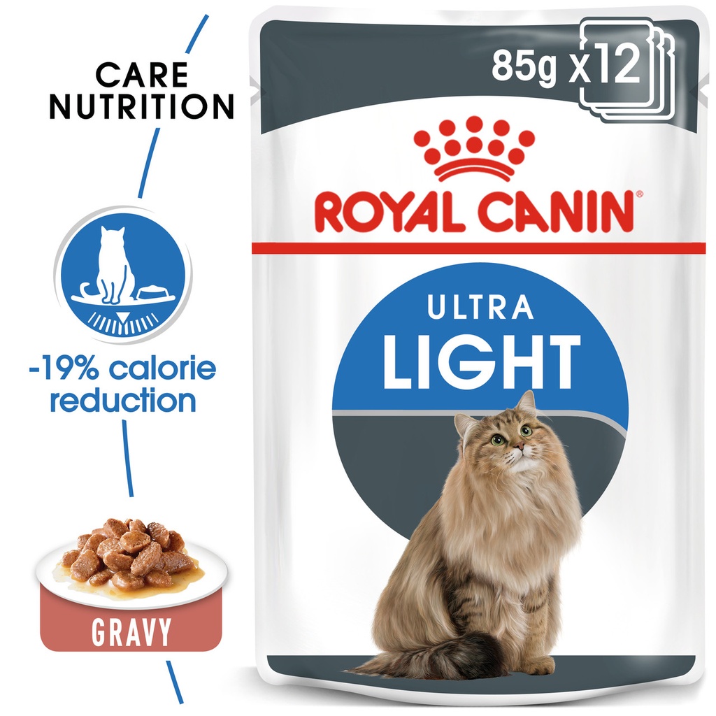Royal Canin Pouch Light Weight Care Gravy Formula for Adult Cat – 85g