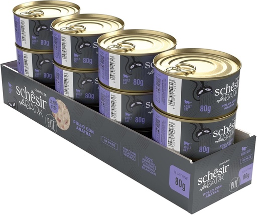 [8005852842336] Schesir After Dark Can for Cat Chicken with Duck Pate 80g (12 Can)