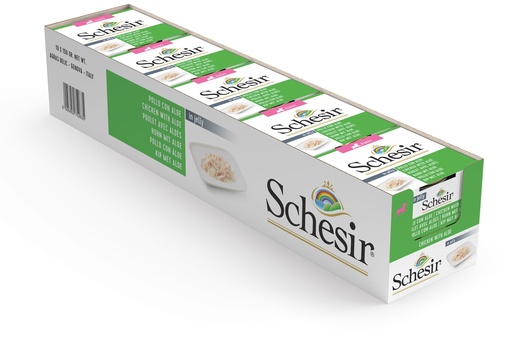 [8005852752635] Schesir Can For Puppy Chicken with Aloe In Jelly 150g (10 Can)