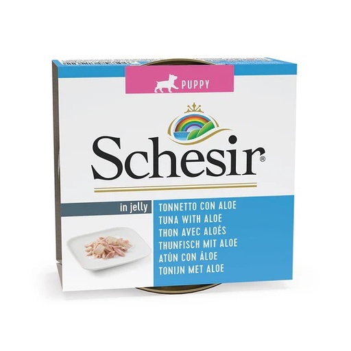 [8005852712622] Schesir Can For Puppy Tuna With Aloe in Jelly 150g (1 Can)