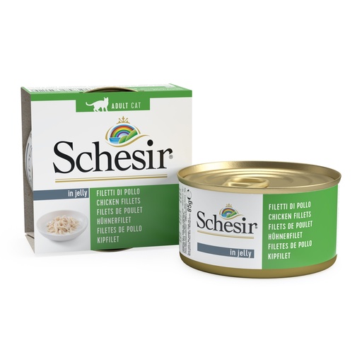 [8005852750129] Schesir Can for Cat Chicken Fillet in Jelly 85g (1 Can)