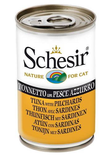 [8005852273796] Schesir Can for Cat Tuna With Pilchards in Jelly 140g (1 Can)