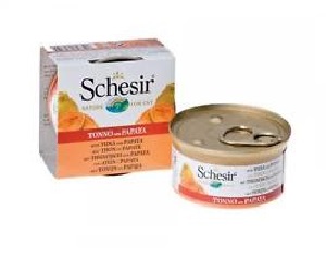 [8005852613509] Schesir Can for Cat Tuna with Papaya 75g (1 Can)