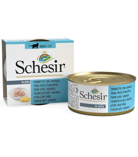 [8005852613530] Schesir Can for Cat Tuna with Pineapple 75g (1 Can)