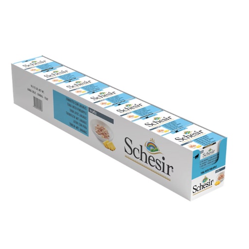 [8005852653536] Schesir Can for Cat Tuna with Pineapple 75g (14 Can)