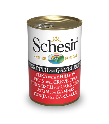 [8005852273598] Schesir Can for Cat Tuna with Shrimps in Jelly 140g (1 Can)