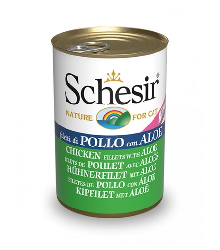 [8005852273116] Schesir Baby Kitten Care Can (3-12 Months) Chicken with Aloe 140g (1 Can)