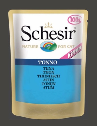 [8005852751058] Schesir Pouch Nature Pollo Tuna Pouch Kitten 100g (1 Pouch)