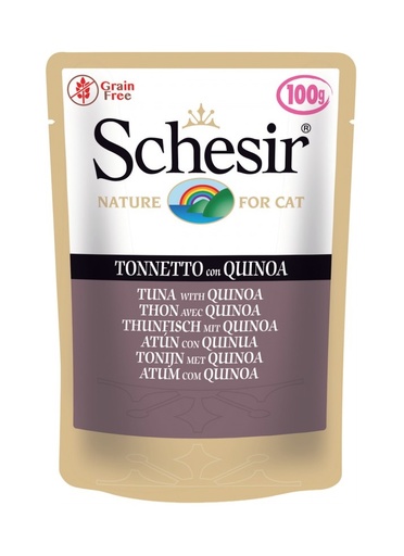 [8005852656919] Schesir Pouch Nature Pollo Tuna with Quinoa For Cats 100g (1 Pouch)