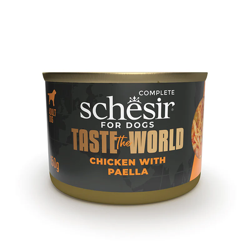Schesir Taste The World Can For Dog Chicken with Paella 150g (8 Can)