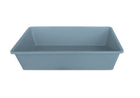 [8003507966611] Stefanplast Cat Litter Tray Steel Blue (Tray 1 (40x30x10)cm)