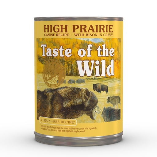 [074198610723] Taste of the Wild High Prairie Canine with Bison in Gravy – 390g (1 Can)