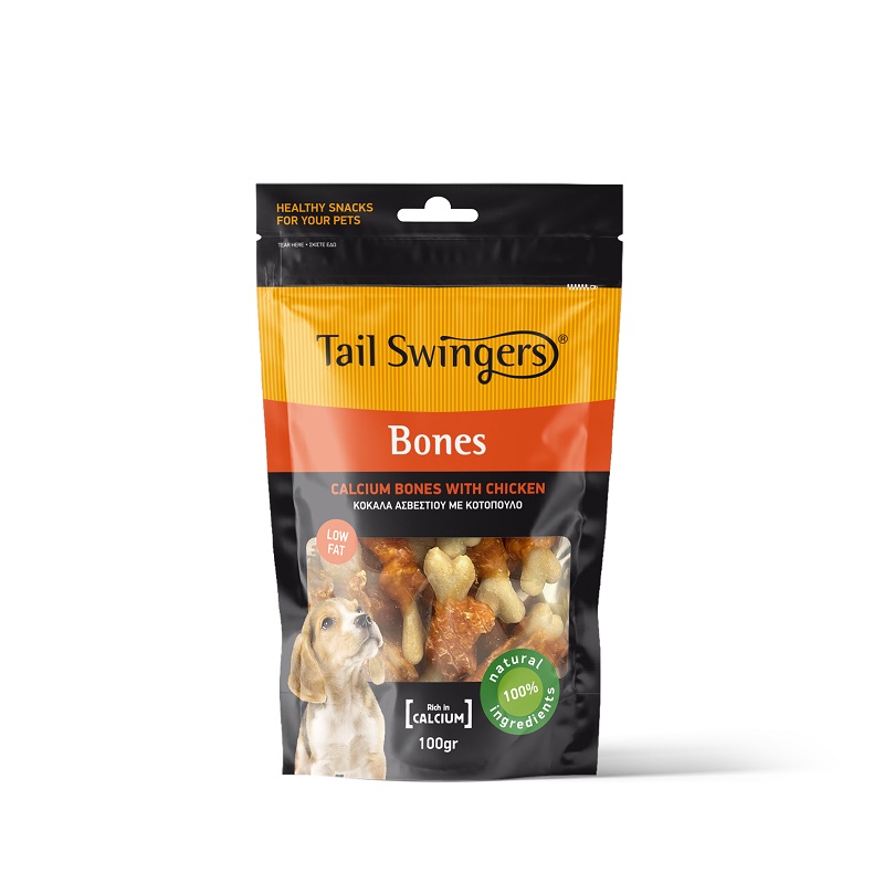 Tail Swingers عظام كالسيوم مع دجاج 100 جم