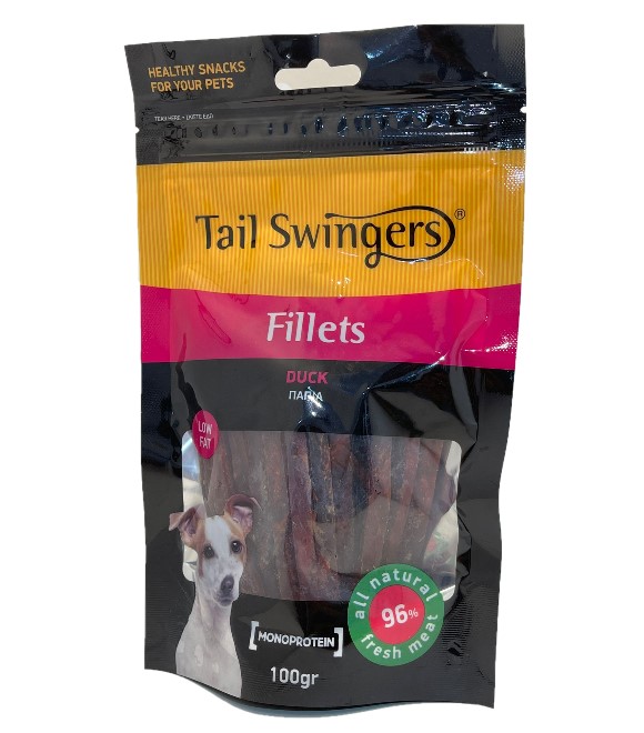 Tail Swingers شرائح البط 100 جم