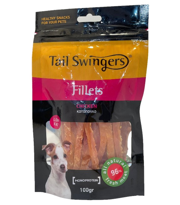 Tail Swingers شرائح الدجاج 100 جم