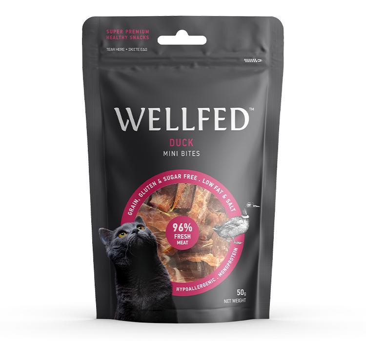 Pet Interest Wellfed Duck Bites for Cat 50g