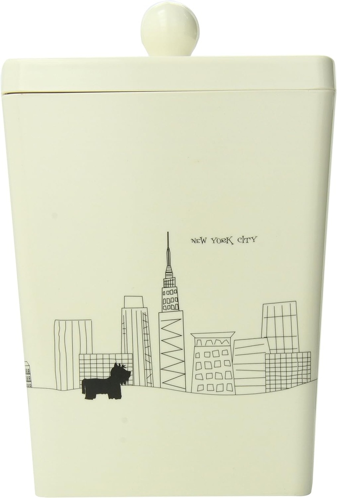 علبة مكافآت للكلاب باللون الأبيض  Pet Studio City