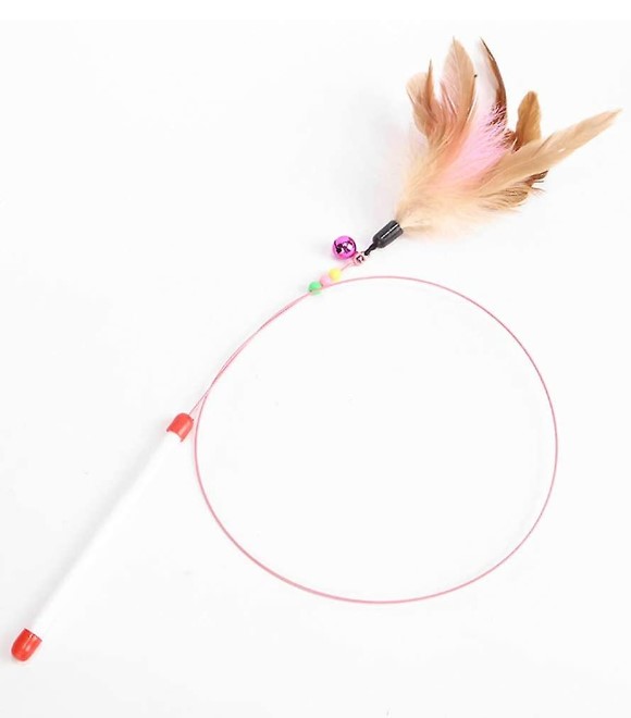 Pets.Love.Earth Cat Interactive Stick with Feathers