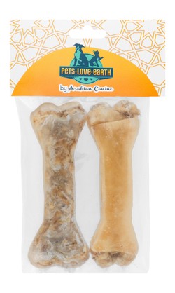 Pets.Love.Earth Chewing bone with tripe filling, 12 cm, 2 pcs./60 g