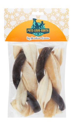 Pets.Love.Earth Denta Fun Beef Chewing Braids, 12 cm, 2 pcs./110 g