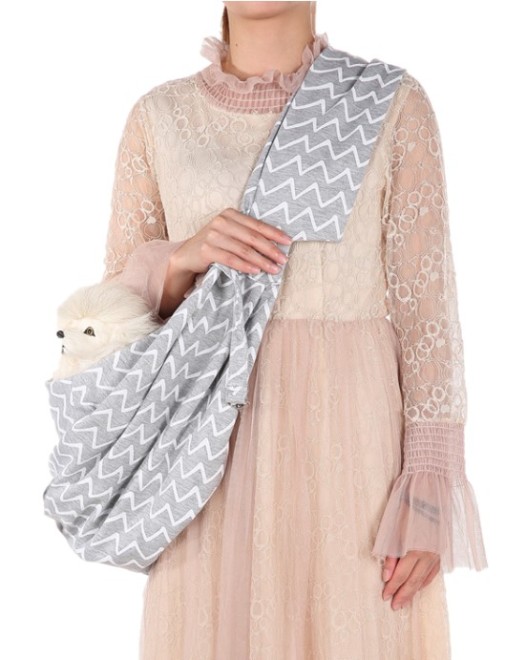 Pets.Love.Earth Foldable Shoulder Pet Backpack Grey