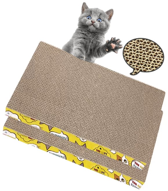 Pets.Love.Earth Large corrugated cat's claw board widened