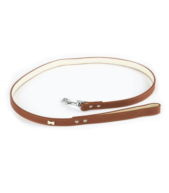 Pets.Love.Earth Luxury Dog Lead Brown