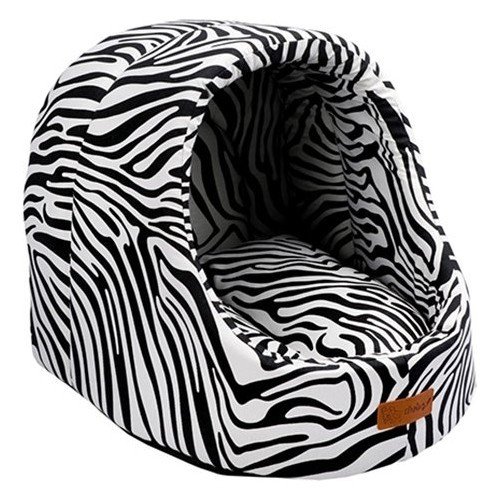 Pets.Love.Earth Mini Cave Medium Zebra Design