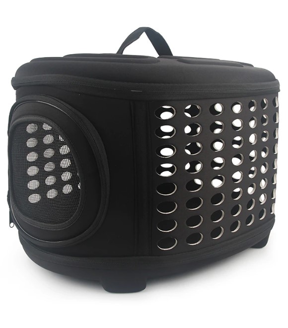 Pets.Love.Earth Pet backpack Black/Beige/Pink L