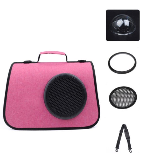 Pets.Love.Earth Pet backpack Pink/Grey/Blue