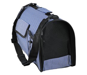 حقيبة ظهر حمراء/زرقاء بحجم M للحيوانات الأليفة من بت لوف إيرث