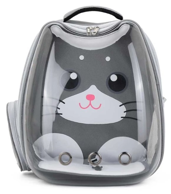 Pets.Love.Earth Pet backpack Transparent and Mix Colour
