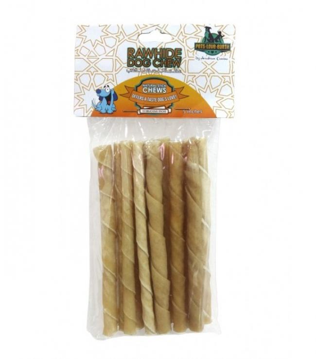 Pets.Love.Earth Rawhide Chew Stick 12 Pack