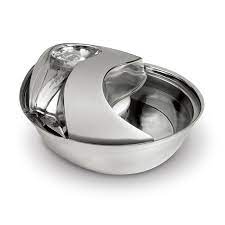 Pioneer Pet Drinking Fountain Premium Stainless Steel Rain Drop 2.84l