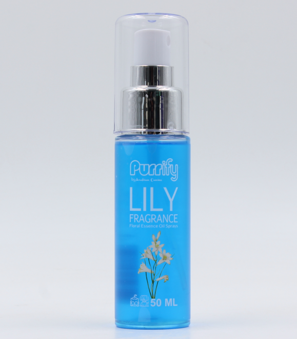 Purrify Floral Essence Oil Spray Lily Fragrance 50Ml