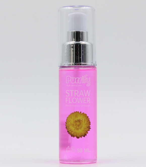 Purrify Floral Essence Oil Spray Straw Flower 50Ml
