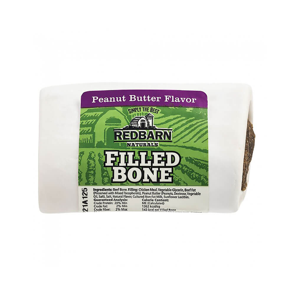 Redbarn Filled Bone Peanut Butter (Small)