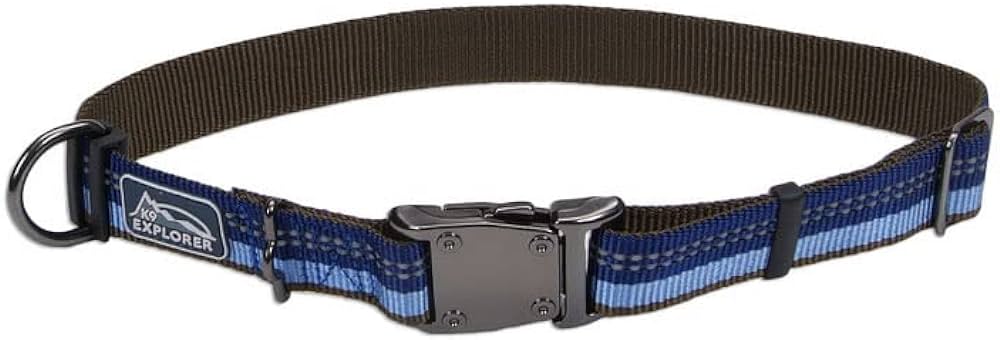 SafariPet K9 Explorer Collar 10-14" Sapphire