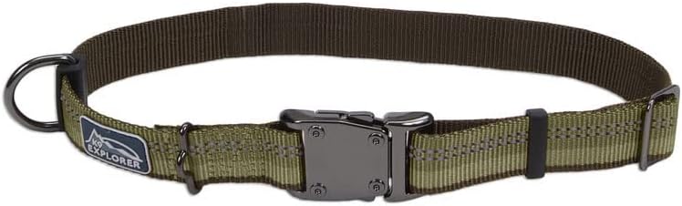 SafariPet K9 Explorer Collar 12-18" Fern