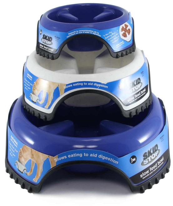 Skid Stop Slow Feed Bowl M