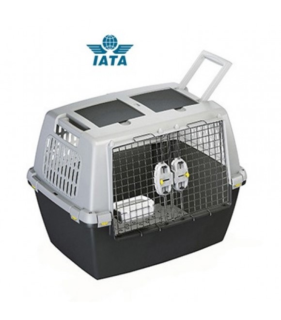 Stefanplast Pet Carrier Gulliver Touring Box Dark & Light Grey 80x60x62h cm