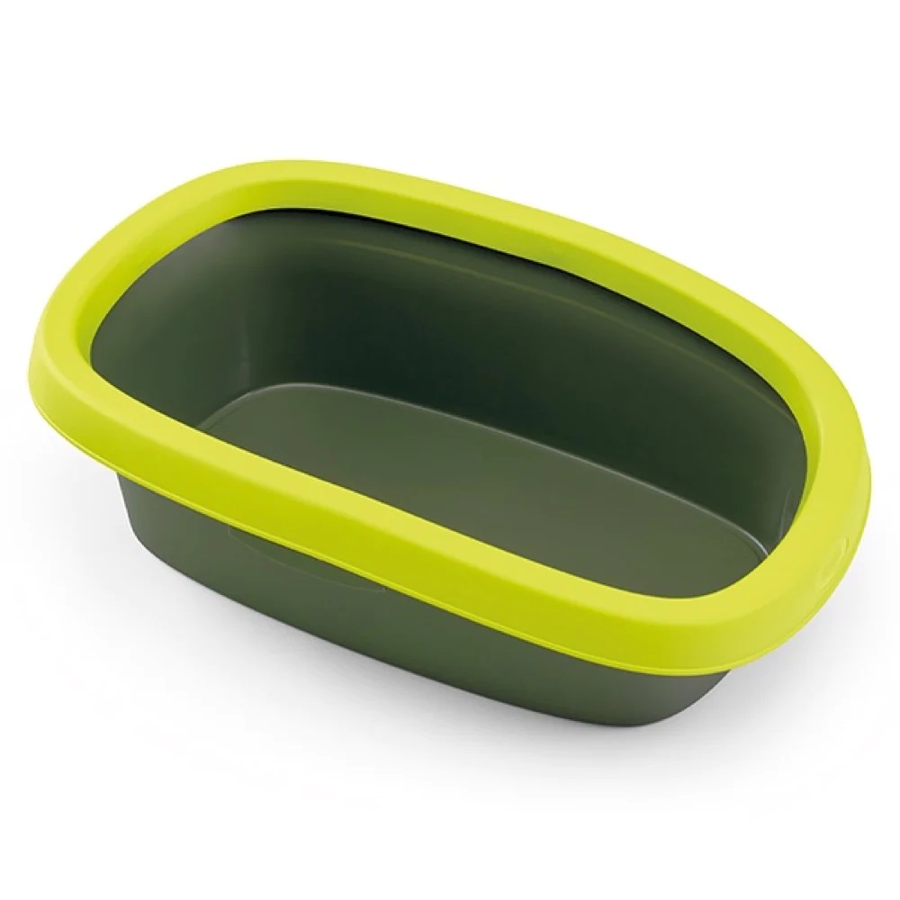 Stefanplast Sprint 20 Cat Toilet – Pine Green / Lime Green (78.5×57.5×113 cm) 