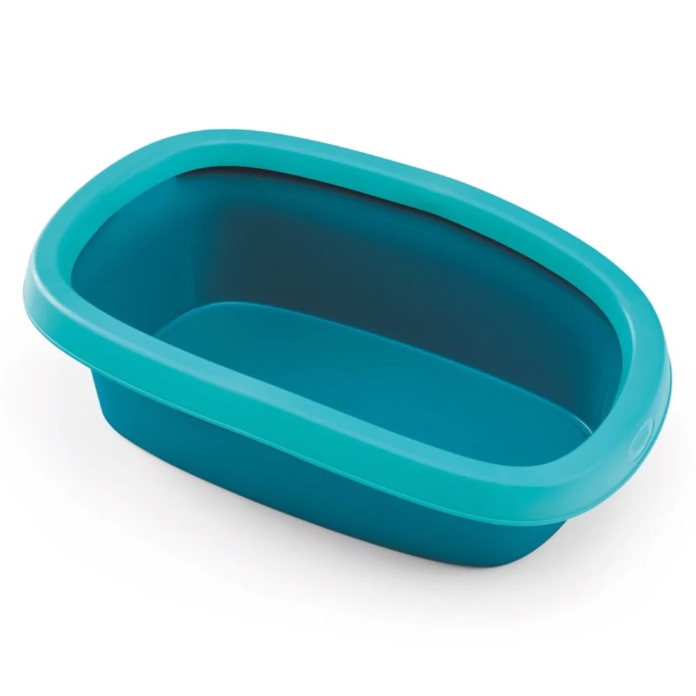 Stefanplast Sprint 20 Cat Toilet – Teal Blue / Niagara Blue (78.5×57.5×113 cm) 