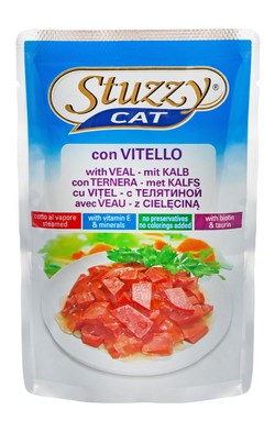 Stuzzy Cat Con Vitello  With Veal Pouch 100g