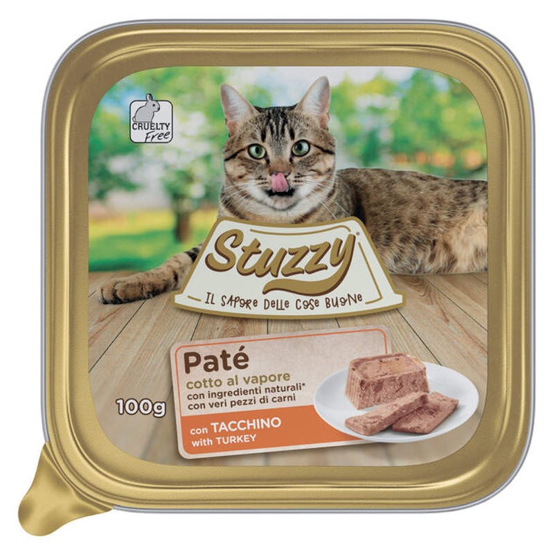 Stuzzy Cat Pate with Turkey 100g