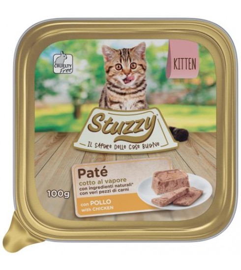 Stuzzy Kitten Pate with Chicken 100g