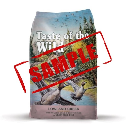 Sample: Taste of the Wild Lowland Creek Feline