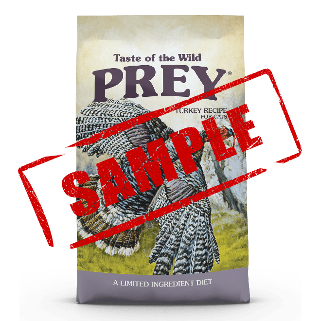 Taste of the Wild Prey Turkey Recipe For Cats Sample